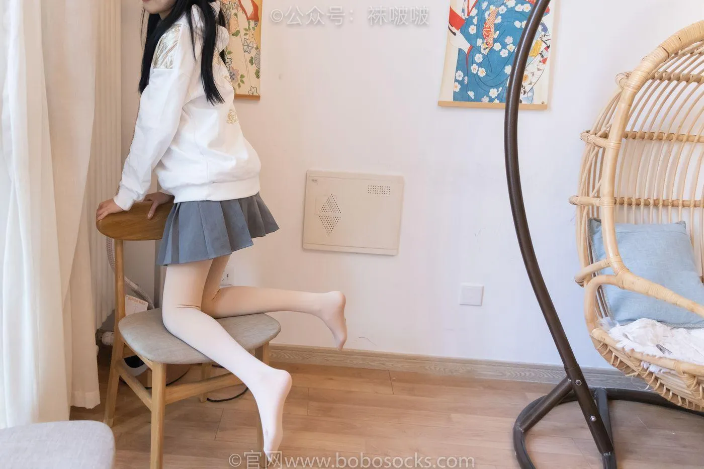 [BoBoSocks袜啵啵]NO.047 稚予-皮鞋、厚肉丝 [131P]插图